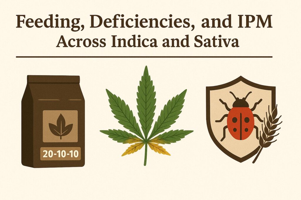 indica sativa height differences