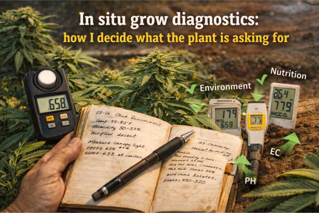 In situ grow diagnostics
