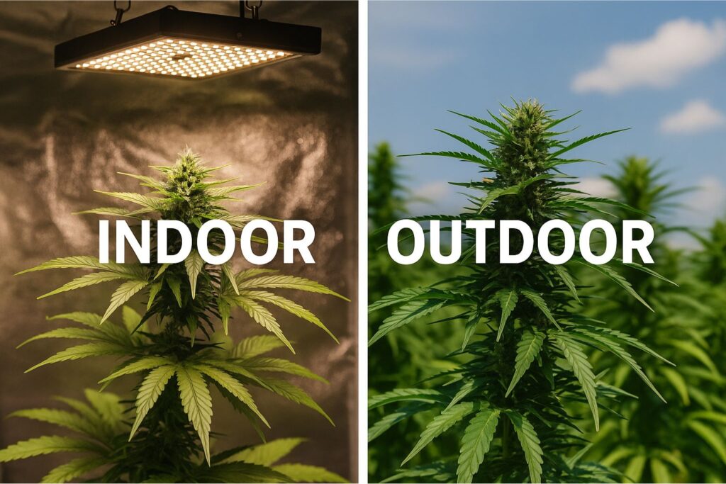 indoor vs outdoor cannabis growing
