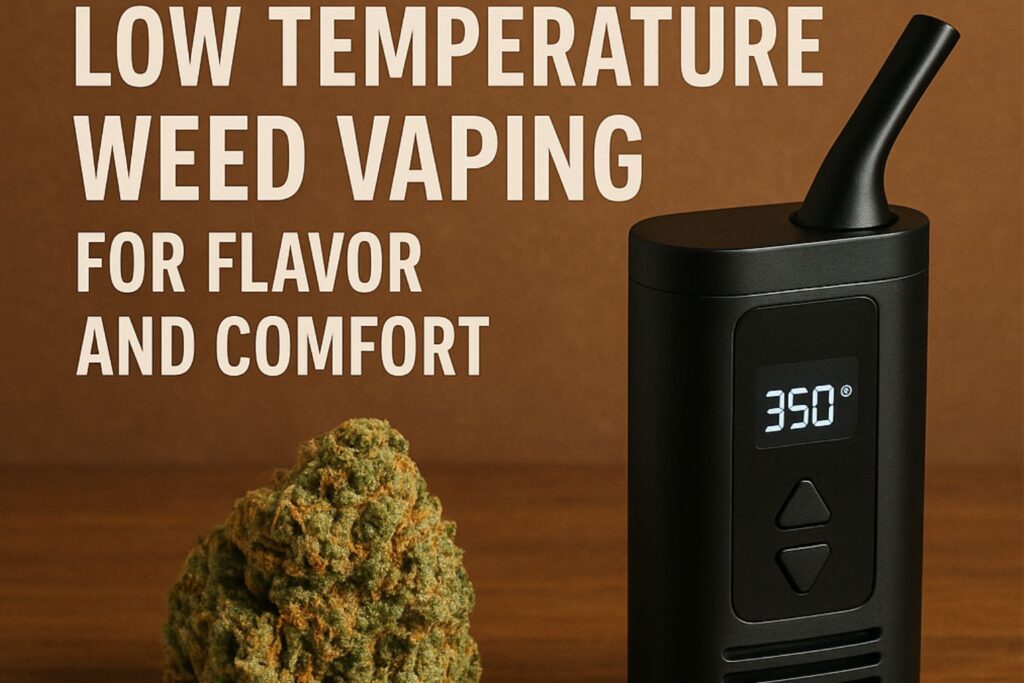 low temperature weed vaping