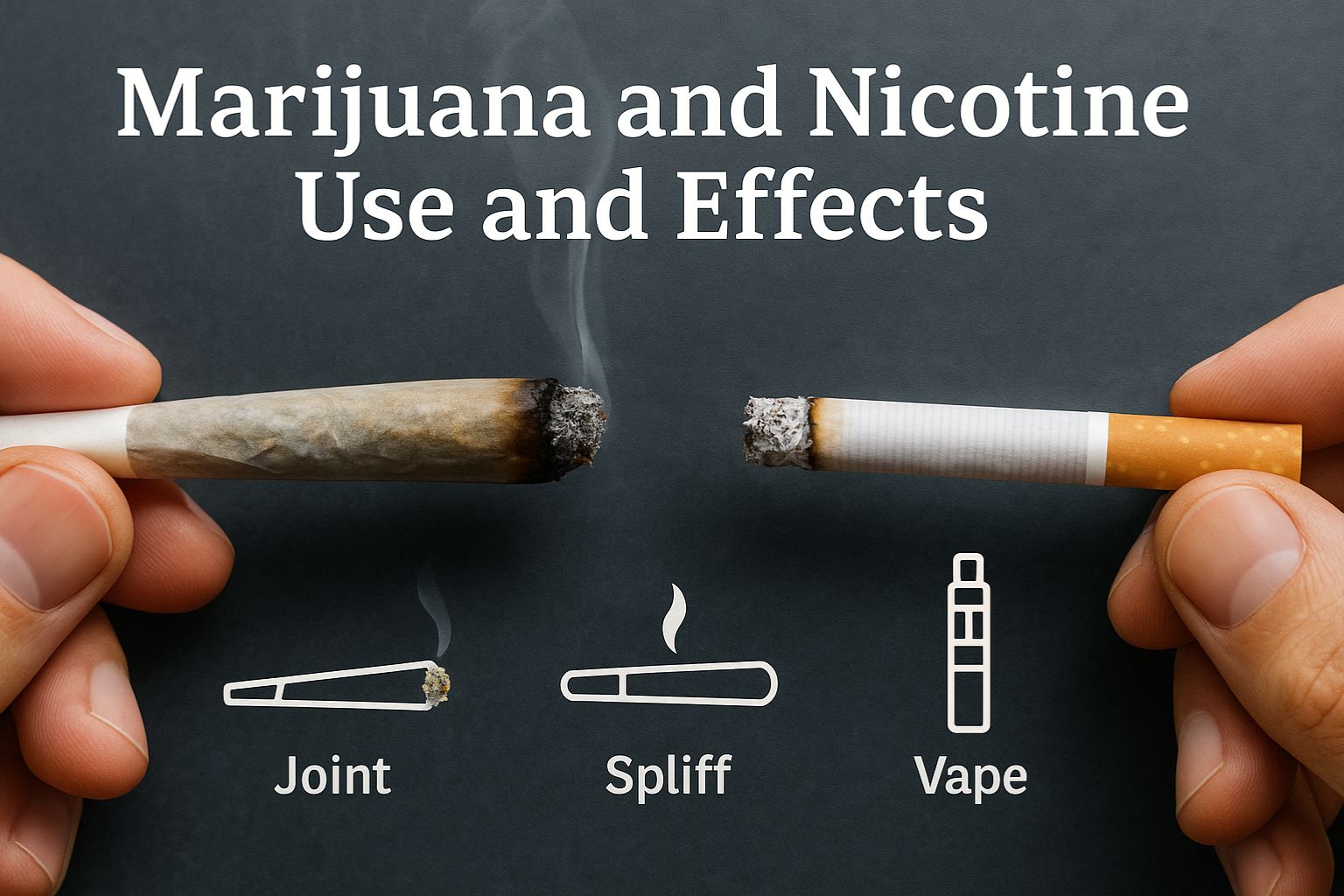 marijuana and nicotine