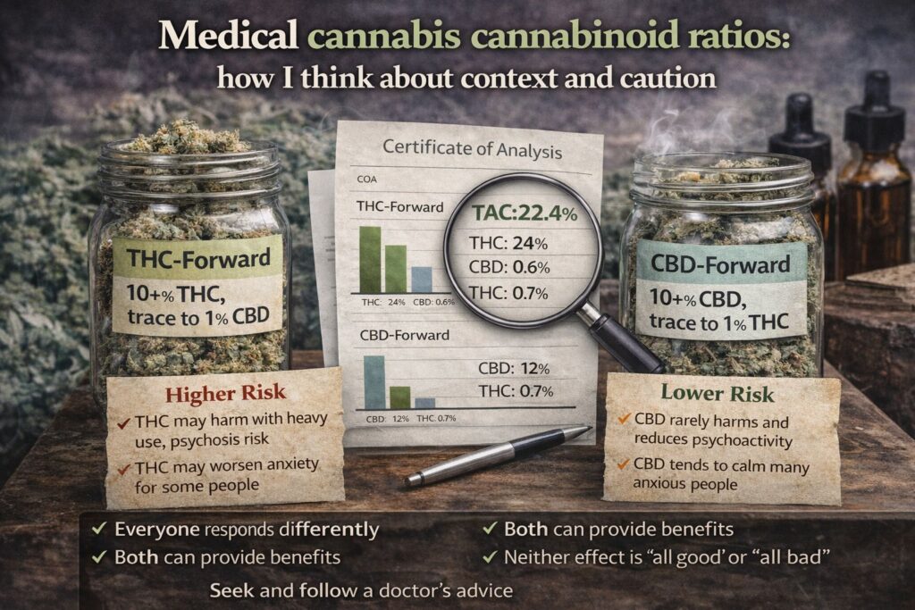 medical cannabis cannabinoid ratios
