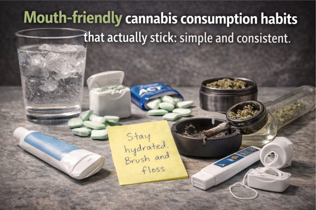 mouth-friendly cannabis consumption habits