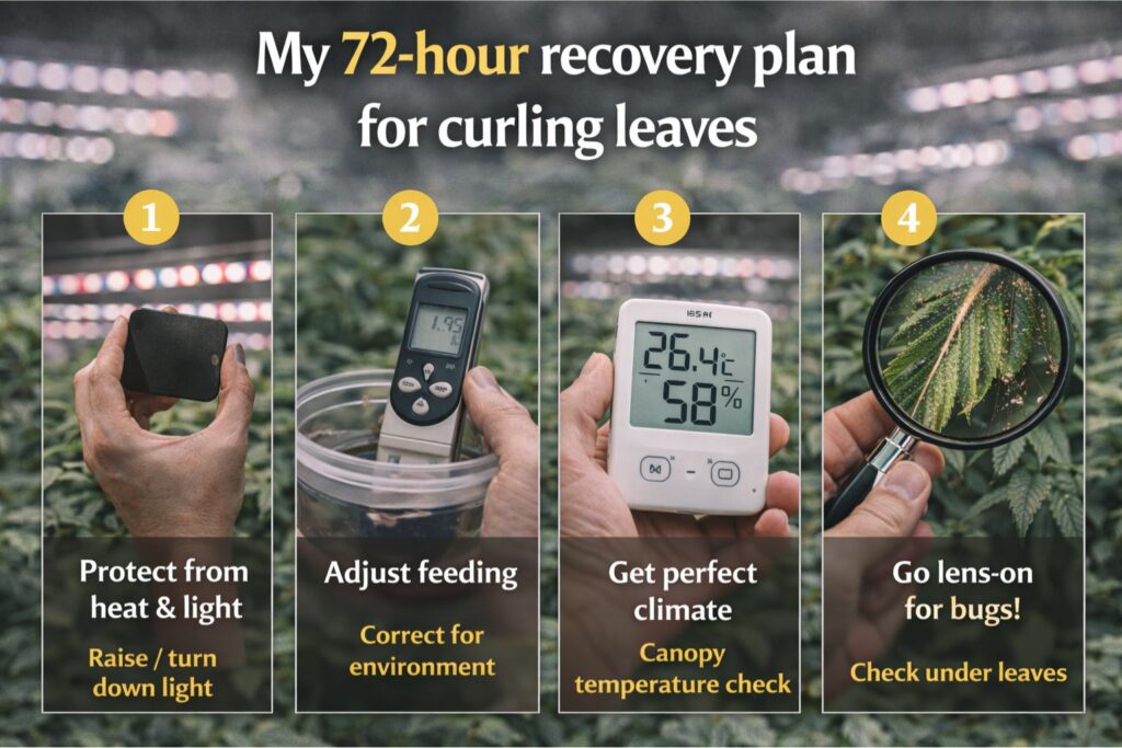 My 72 hour recovery plan