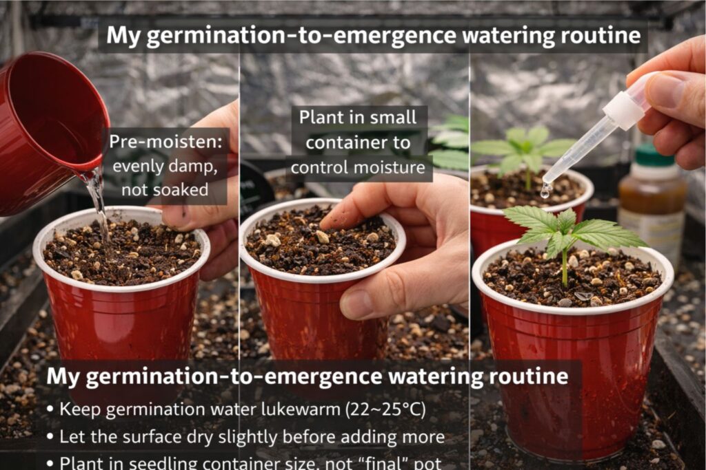 water temperature for germination