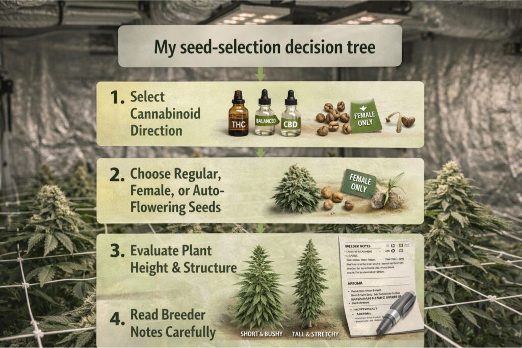 CBD-forward seed lines