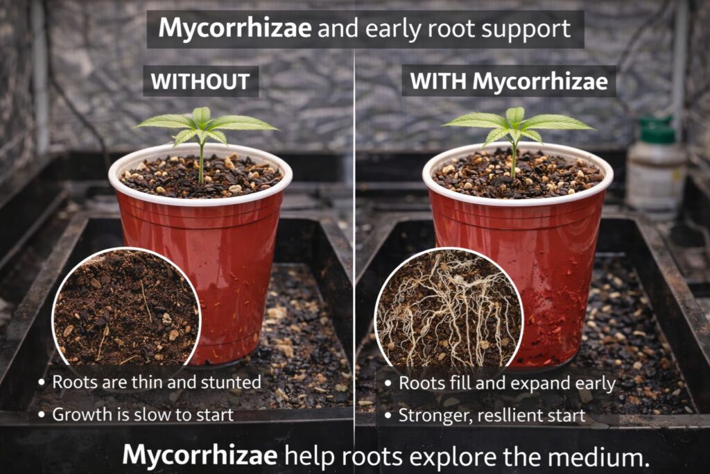 mycorrhizae inoculation at seedling stage