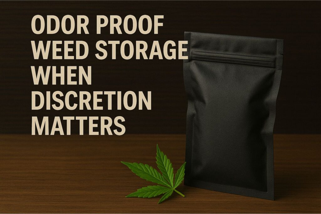 odor proof weed storage