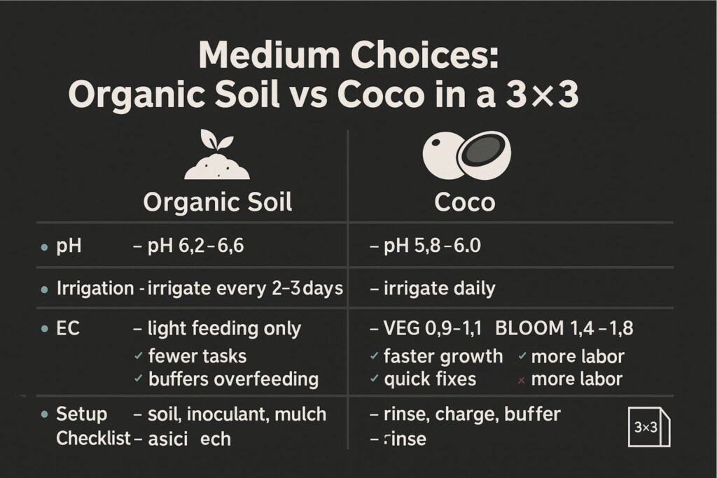 organic soil vs coco