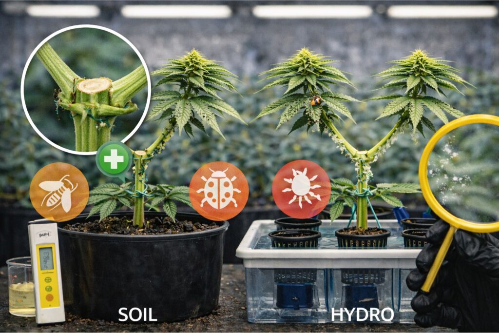 pre-flower cleanup pruning