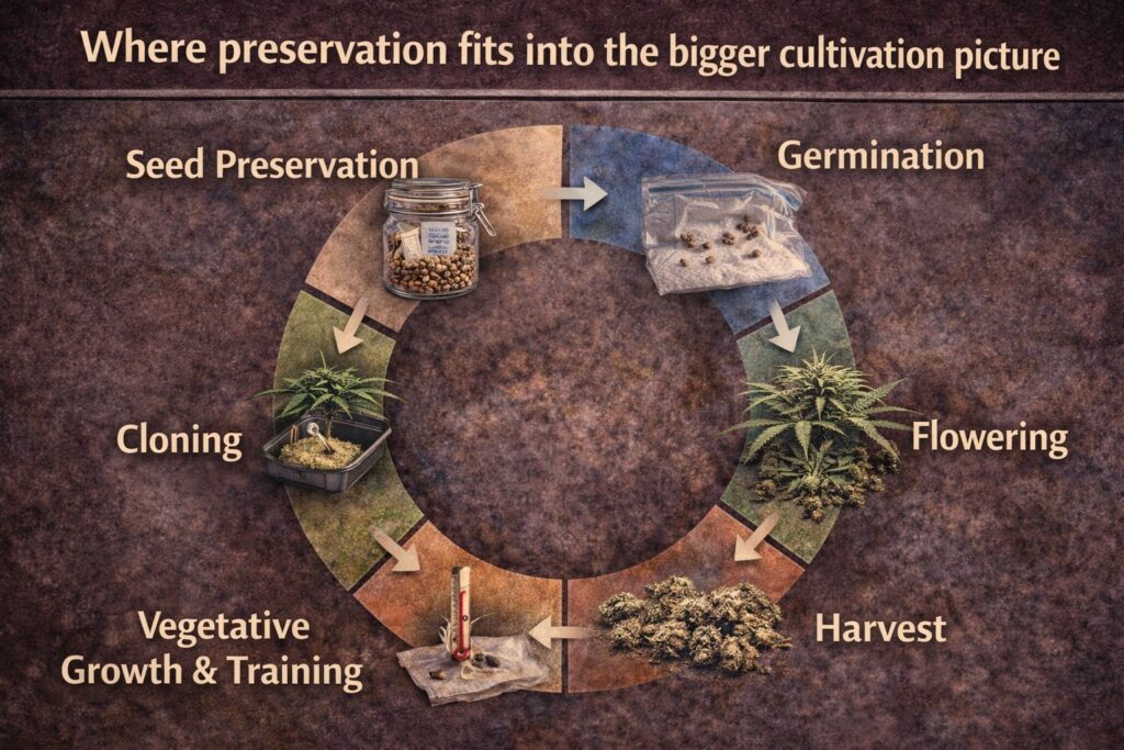 humidity range for seed preservation