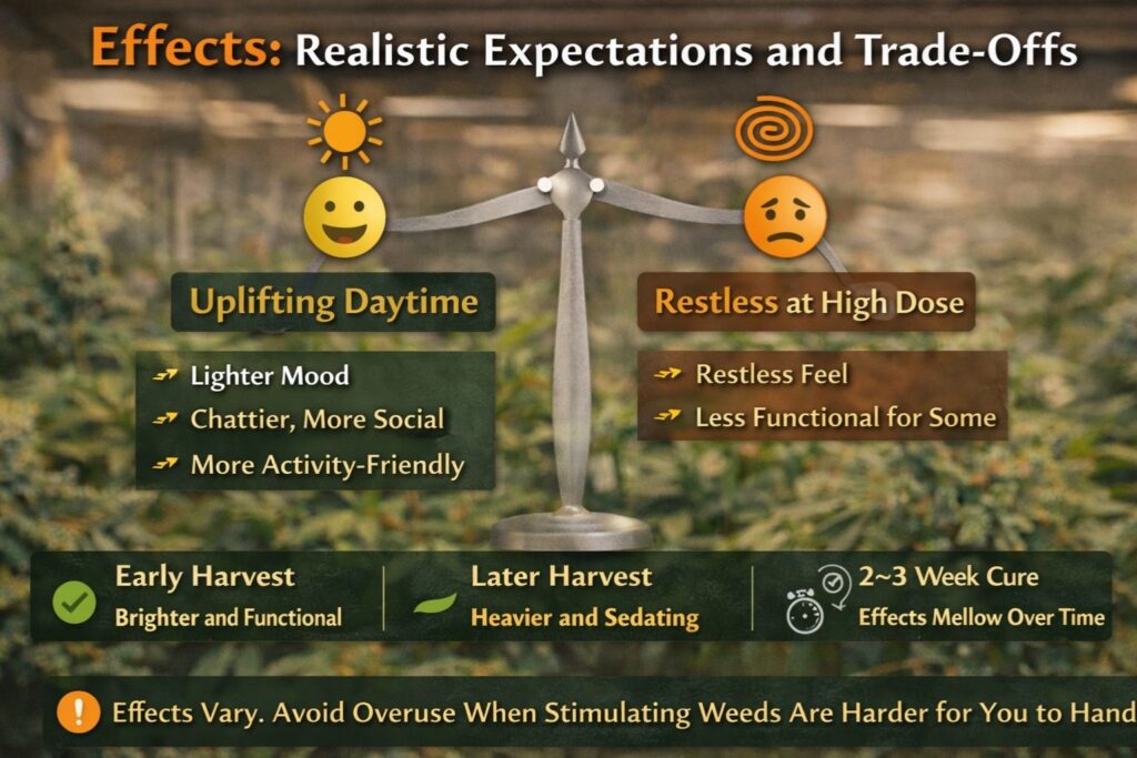 uplifting daytime weed experience