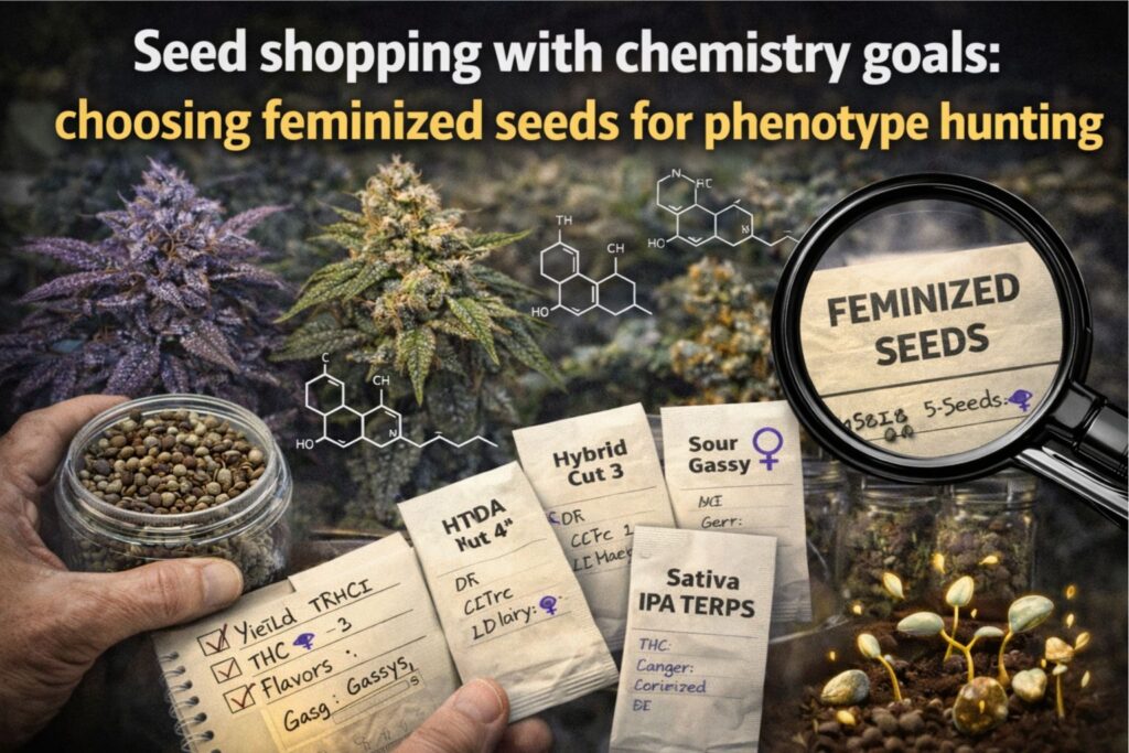 choosing feminized seeds for phenotype hunting
