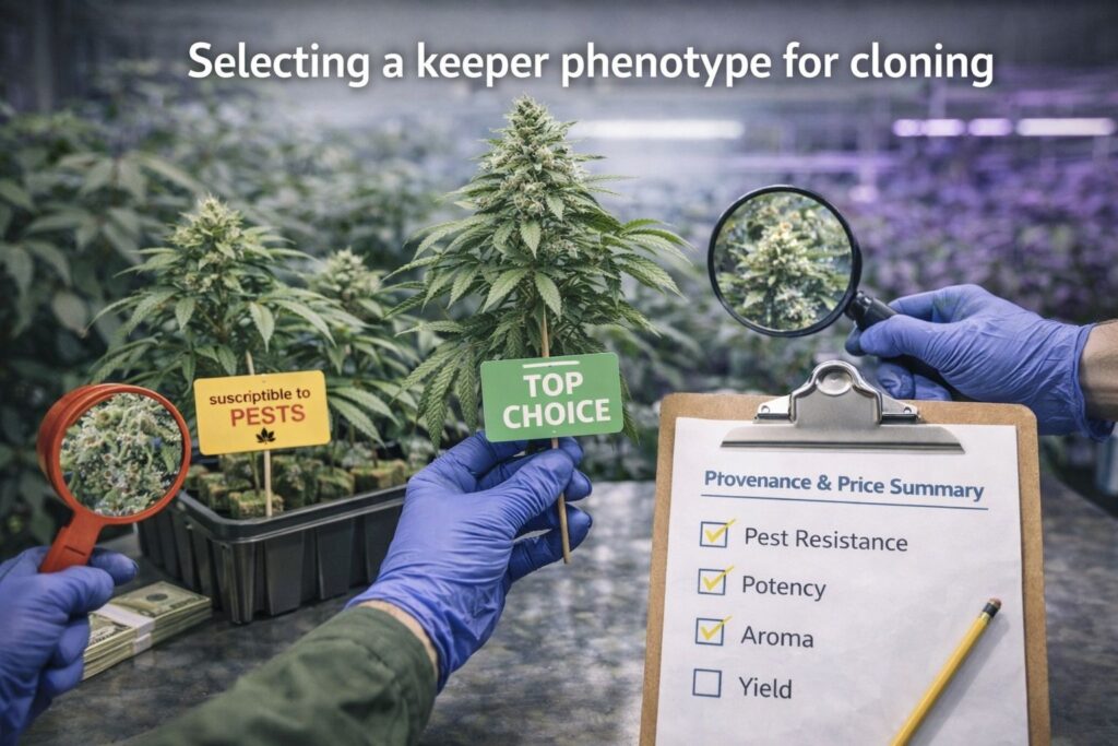 selecting a keeper phenotype for cloning