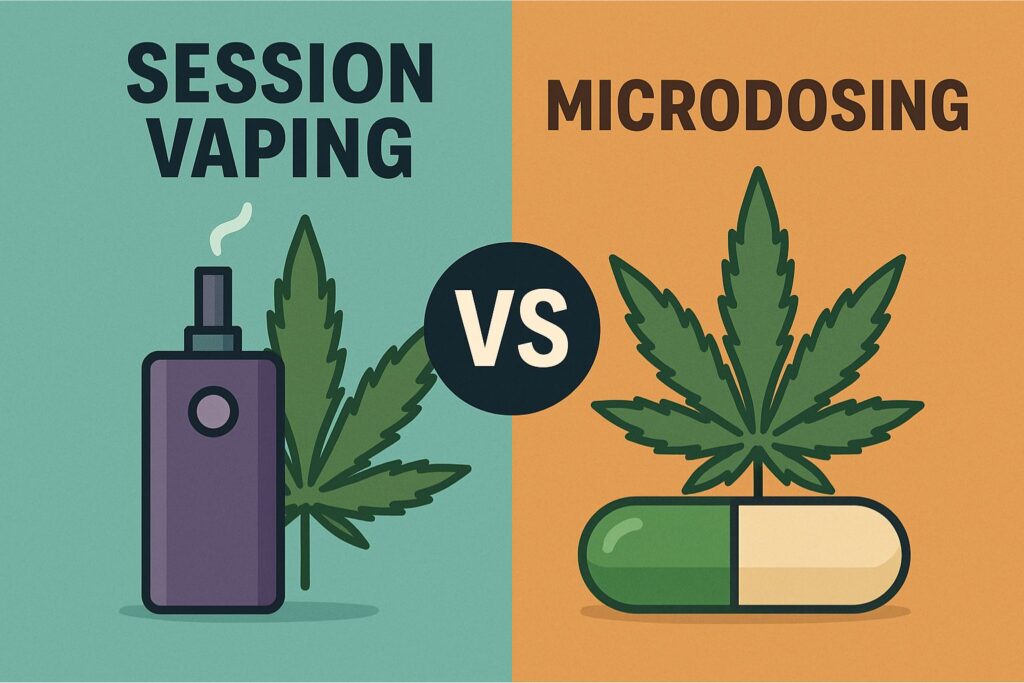 session vaping vs microdosing