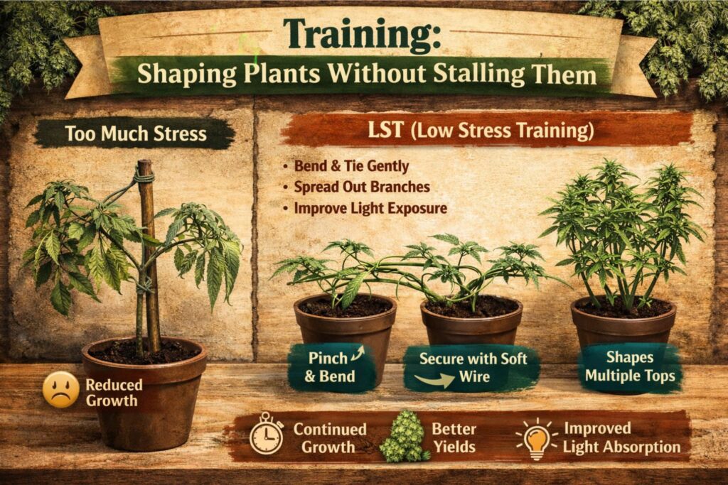 low stress training autoflowers