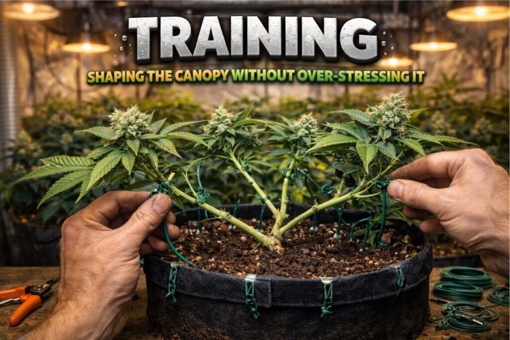 Shaping the canopy without over stressing it