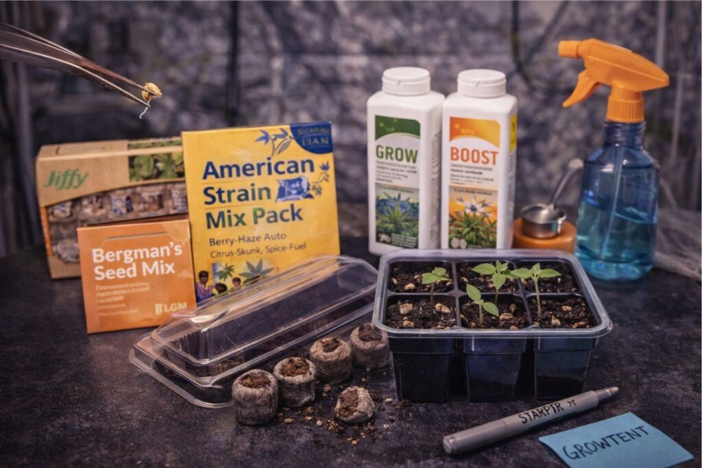 Shopping and starting seeds