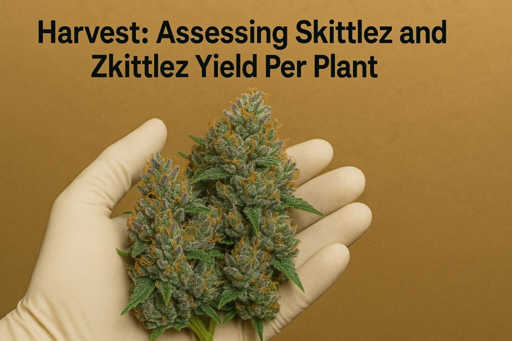 Skittlez and Zkittlez yield per plant