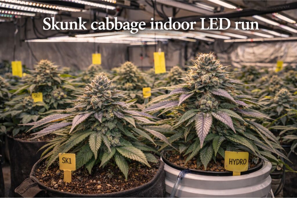 skunk cabbage indoor led run