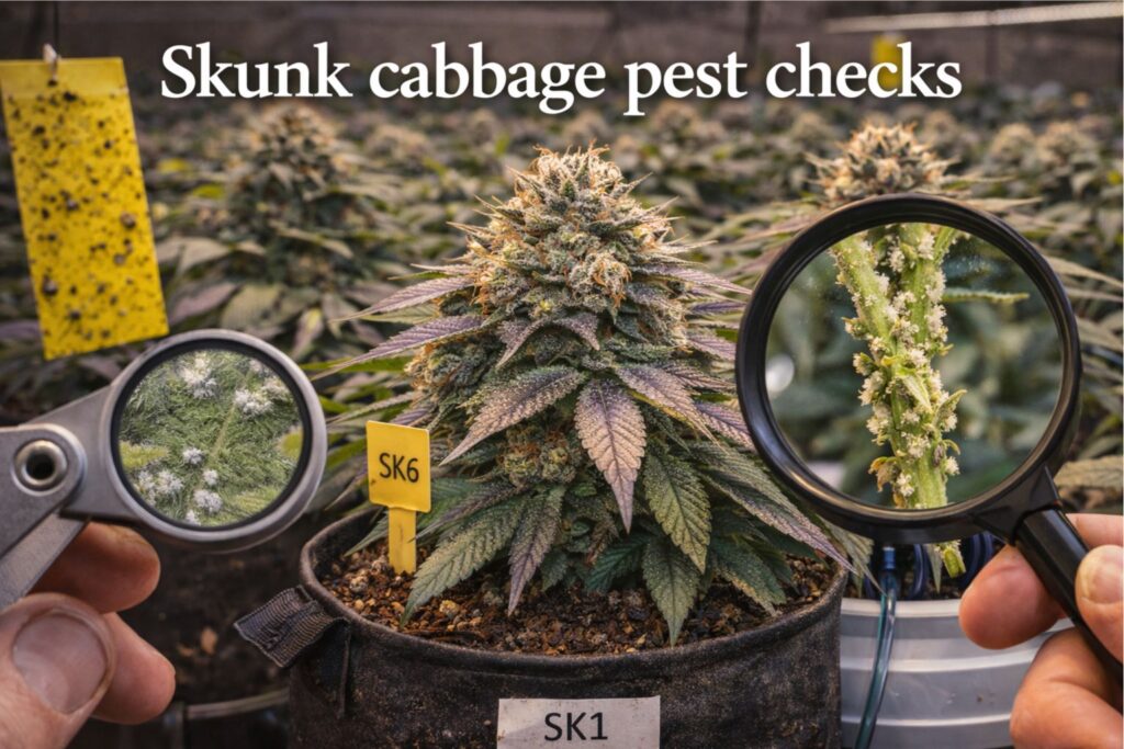 skunk cabbage pest checks