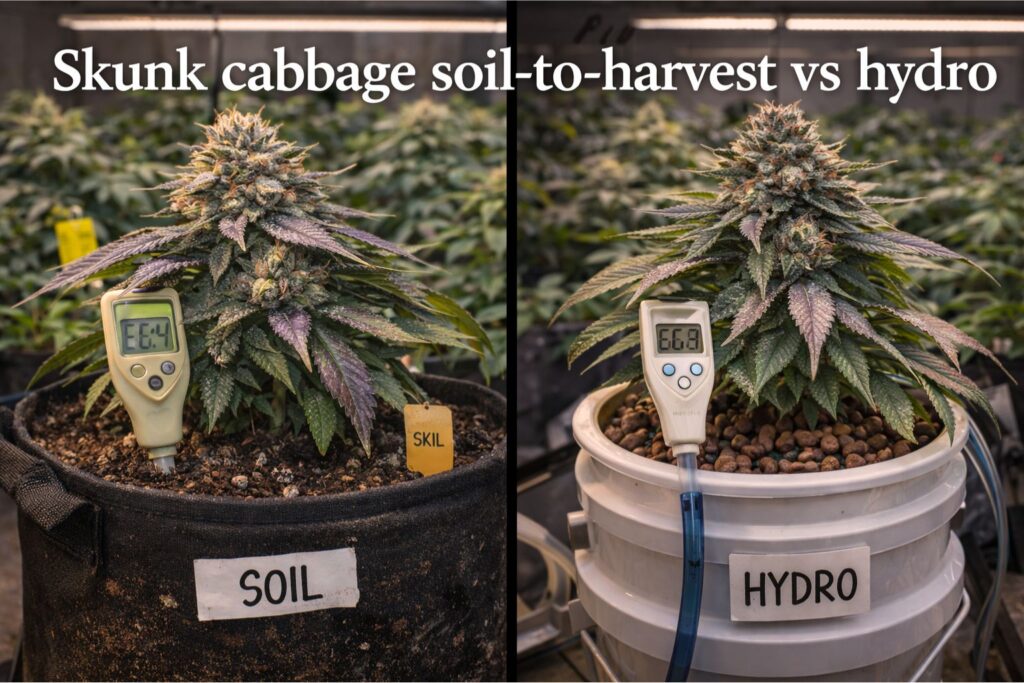 skunk cabbage soil-to-harvest