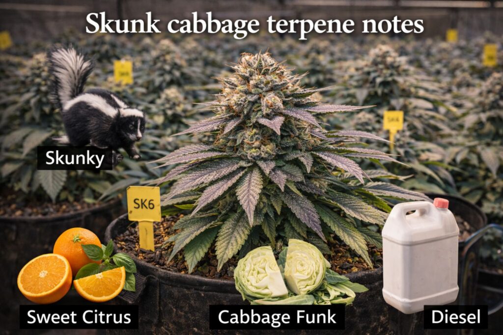 skunk cabbage terpene notes