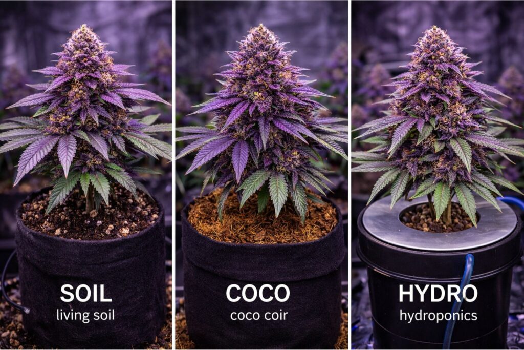 how to grow purple weed