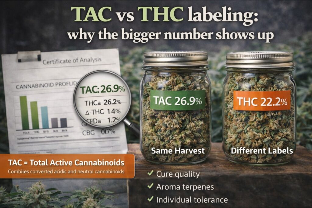 tac vs thc labeling