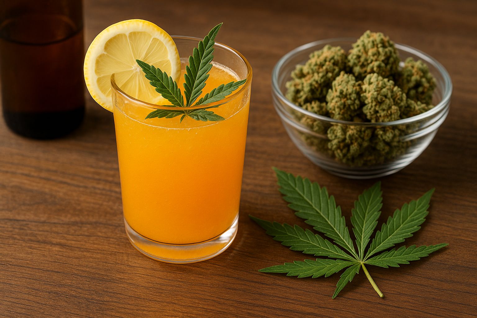 THC cannabis beverages