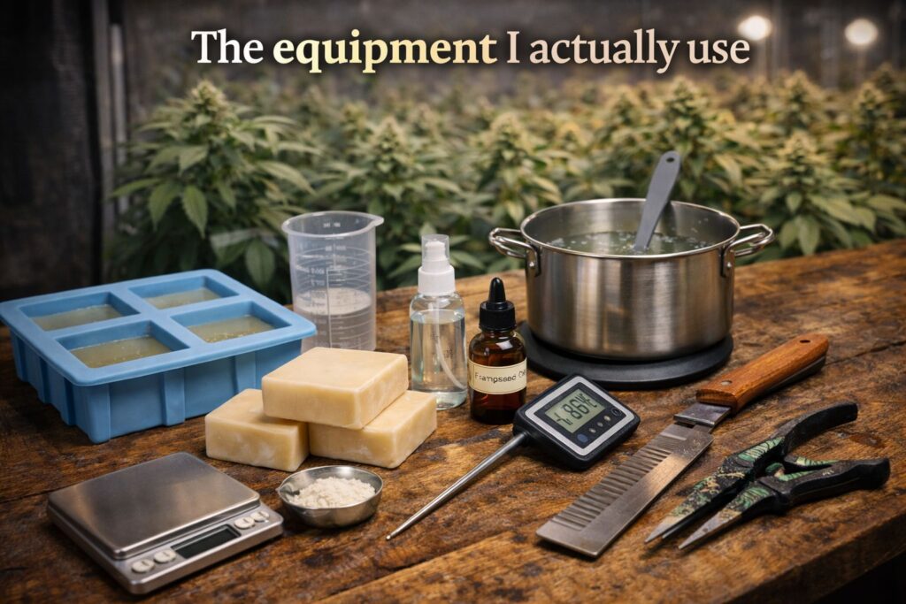 soap layering technique