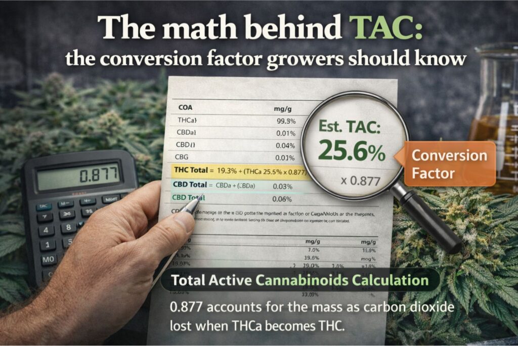 tac percentage interpretation