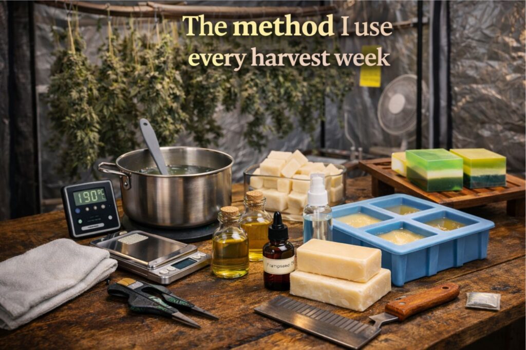 marijuana trim hand soap