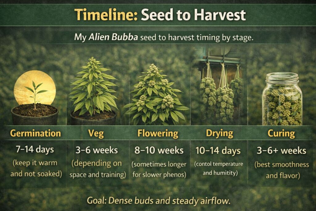 Alien Bubba seed to harvest