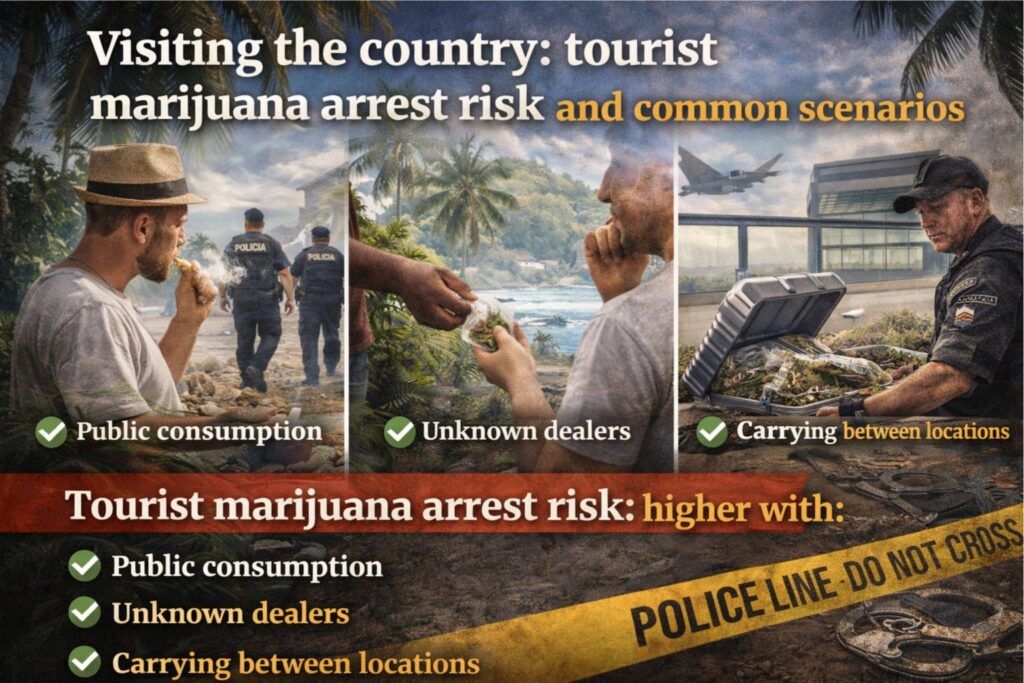 tourist marijuana arrest risk