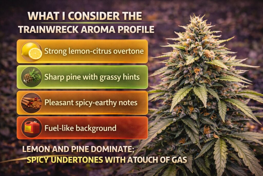 Trainwreck aroma profile