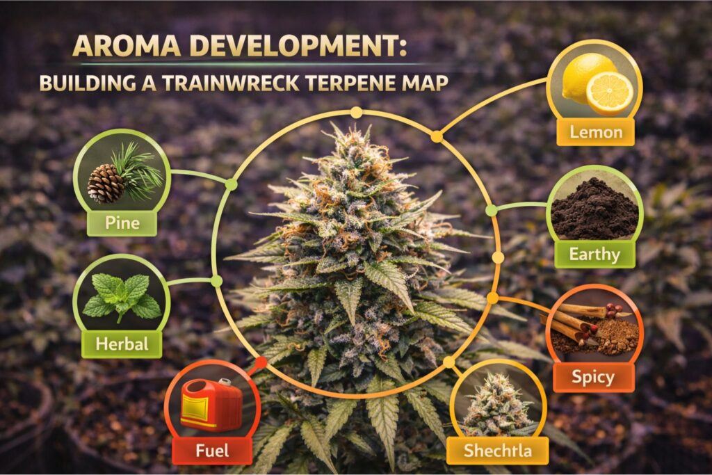 Trainwreck terpene map