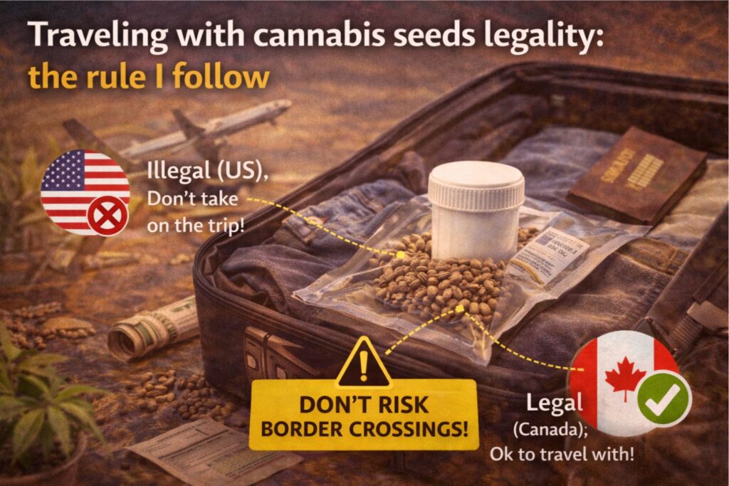 traveling with cannabis seeds legality