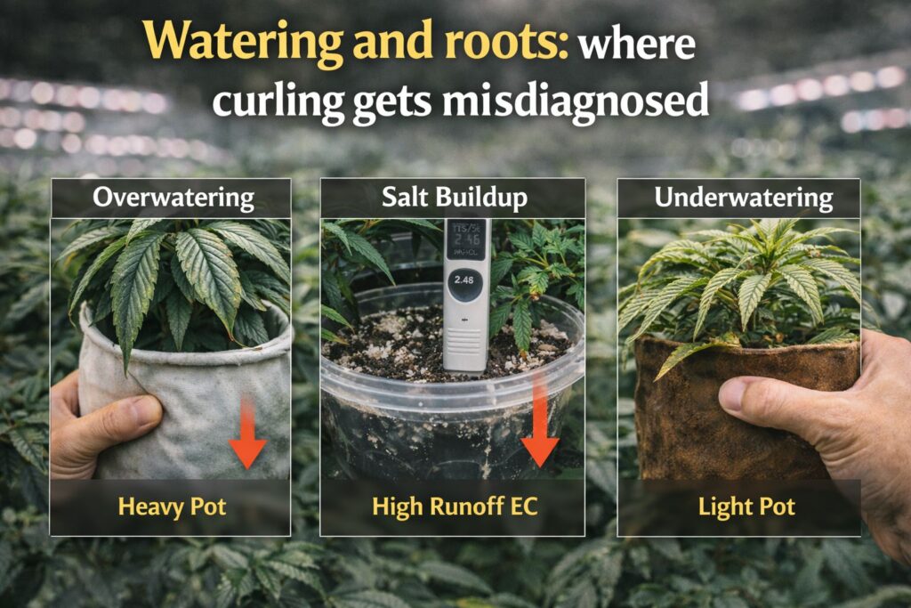 Watering and roots
