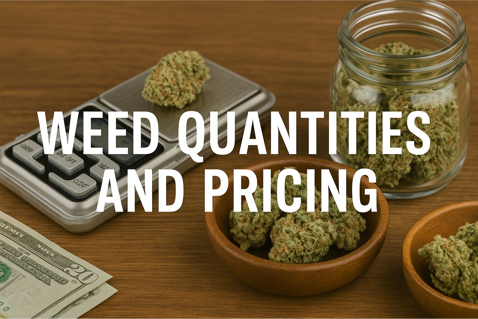 weed quantities and pricing