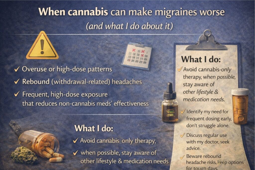 cannabis edibles onset time for migraines