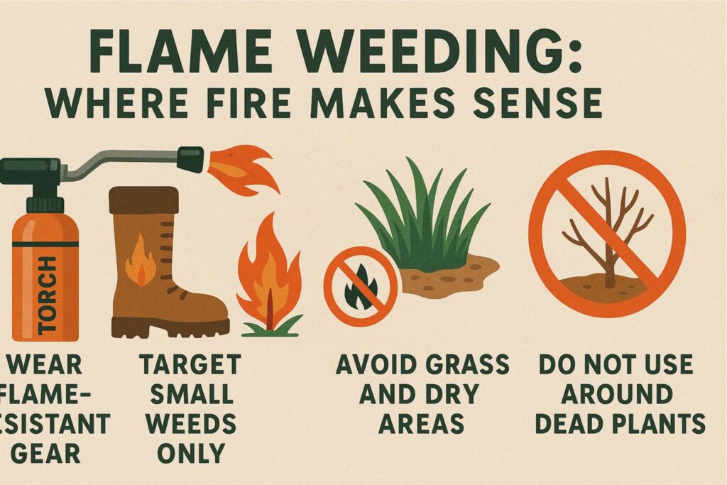 flame weeding