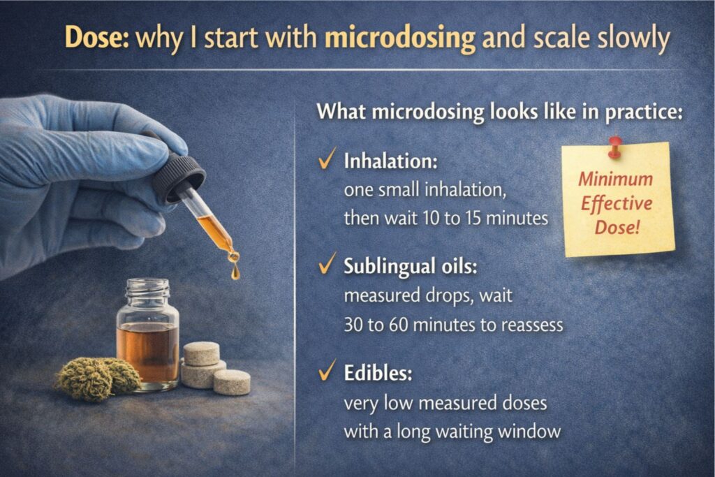 cannabis microdosing for migraine headaches