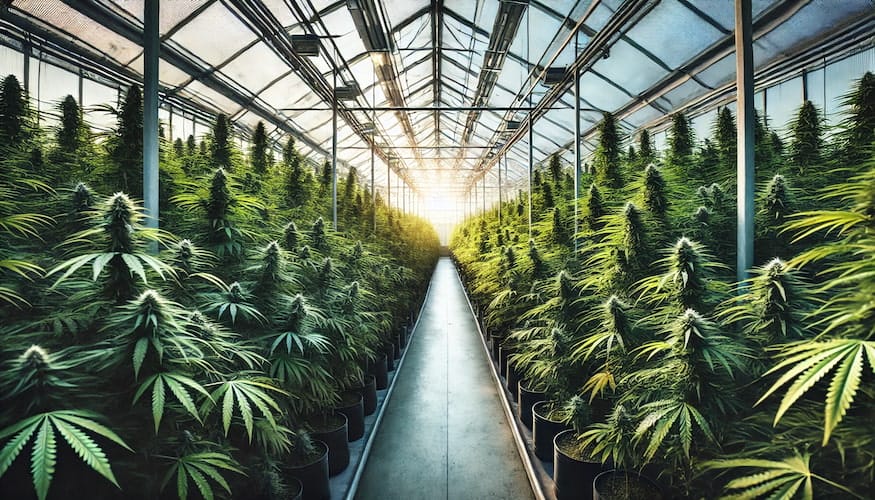 how to grow cannabis in a greenhouse