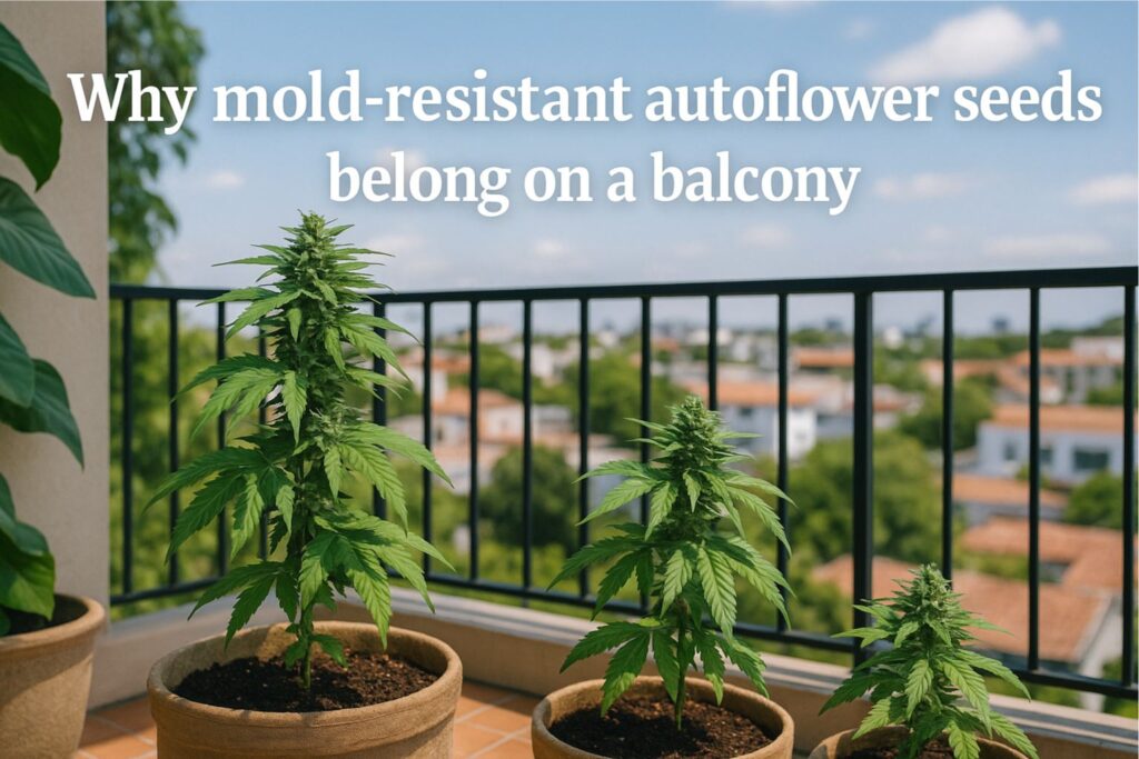 balcony cannabis grow